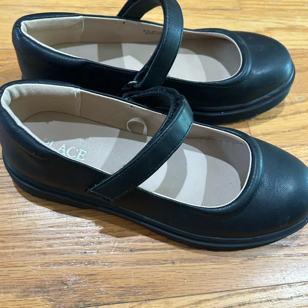Place Classic Black Kids Dress Shoes